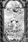 Gros Paintings - St Aloyzius Gonzaga in Glory by Pierre Le Gros the Younger